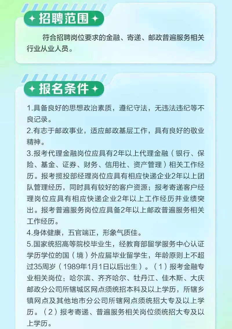 乌海市邮政局最新招聘概览